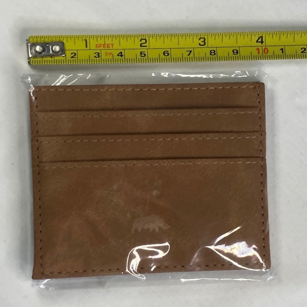 NEW State of Mind Wallet, Brown Vegan Leather